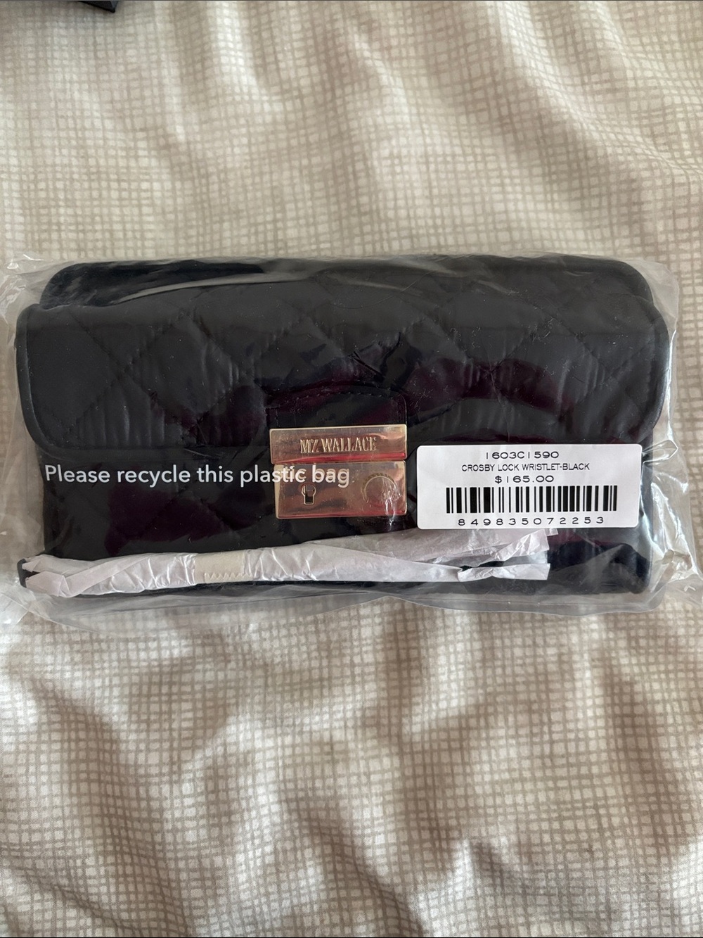MZ Wallace Crosby lock wristlet